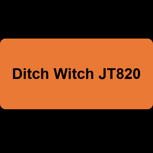 Ditch Witch JT820